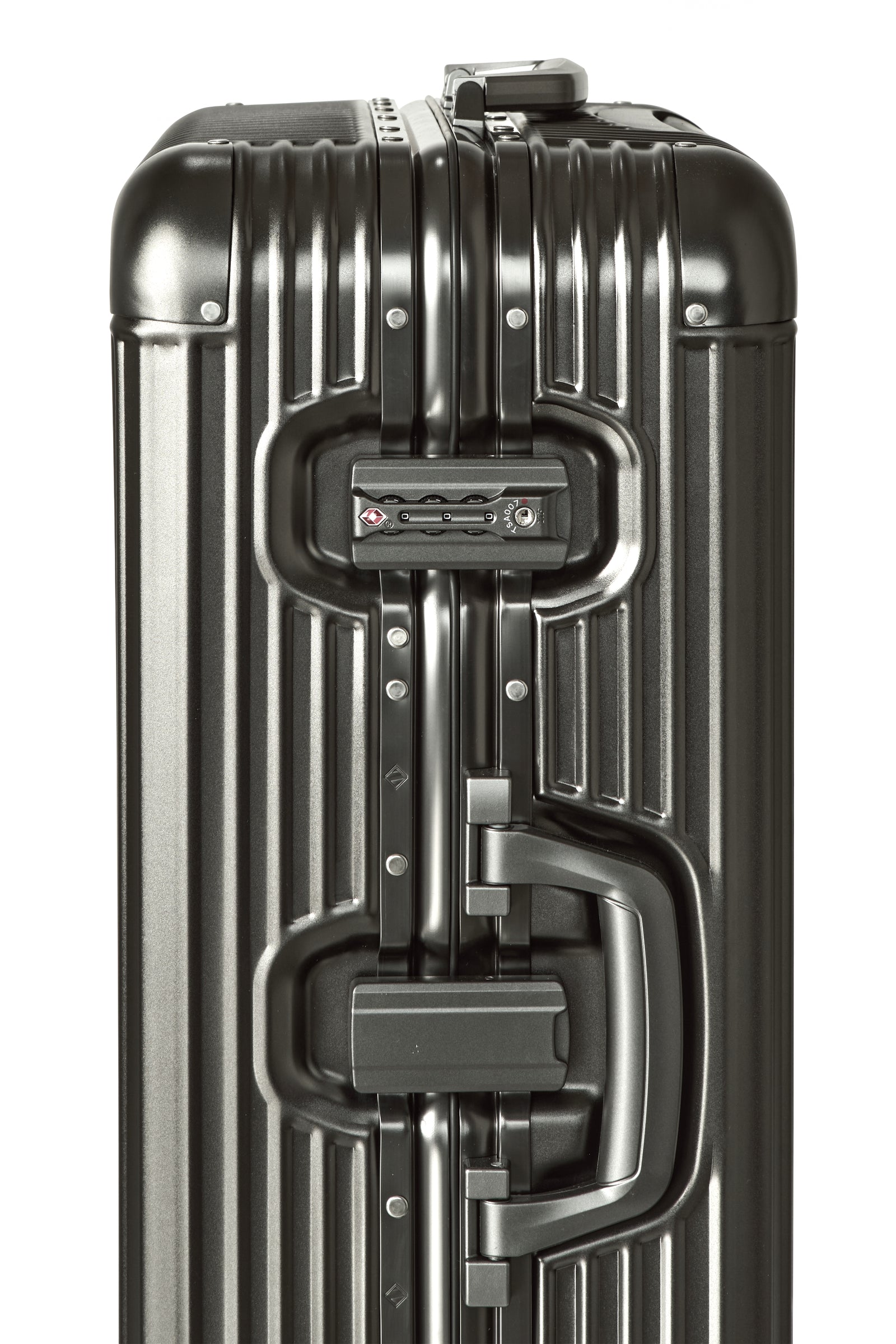 Prezor Aluminum Suitcase - Metallic Grey