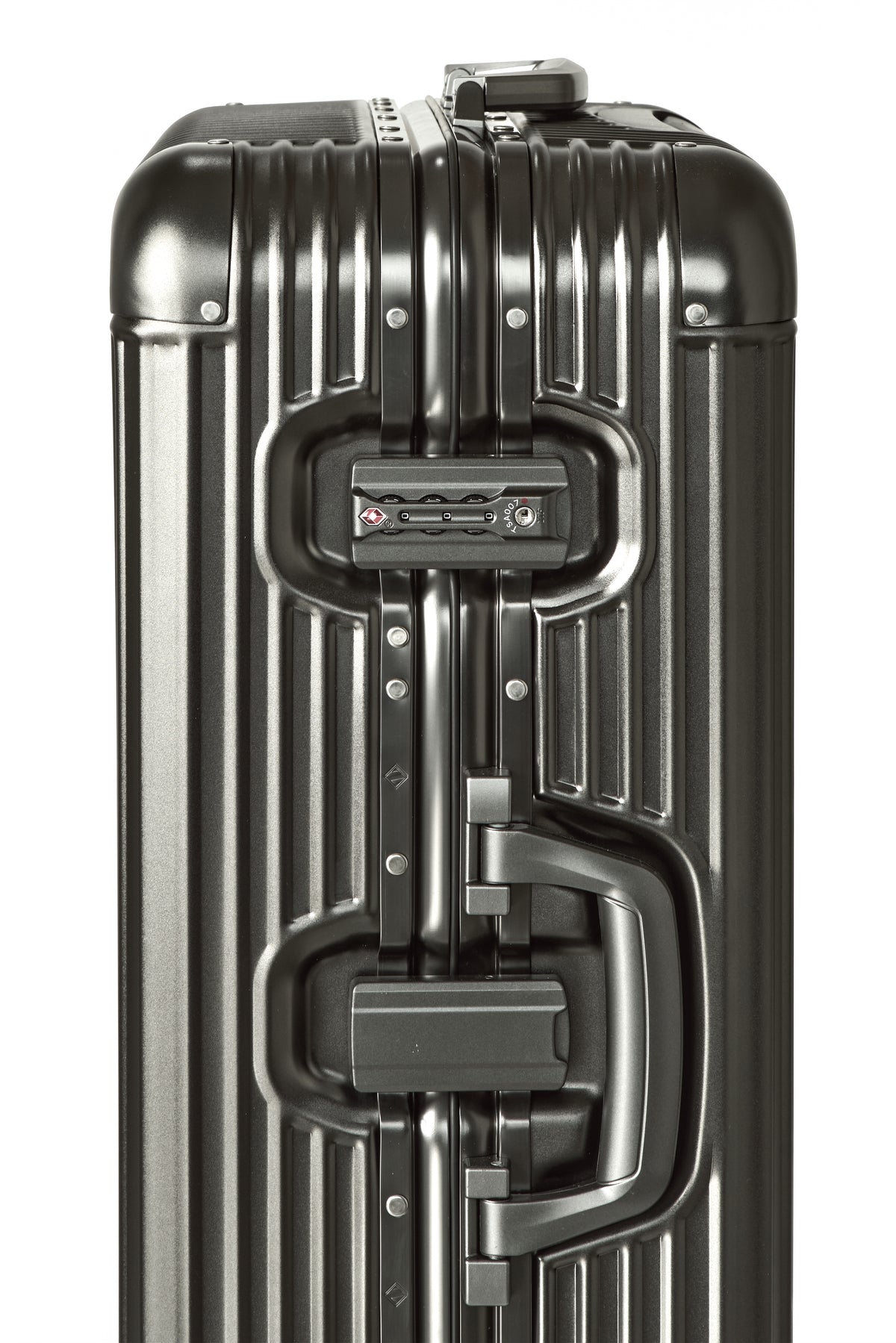 Prezor Aluminum Suitcase - Metallic Grey