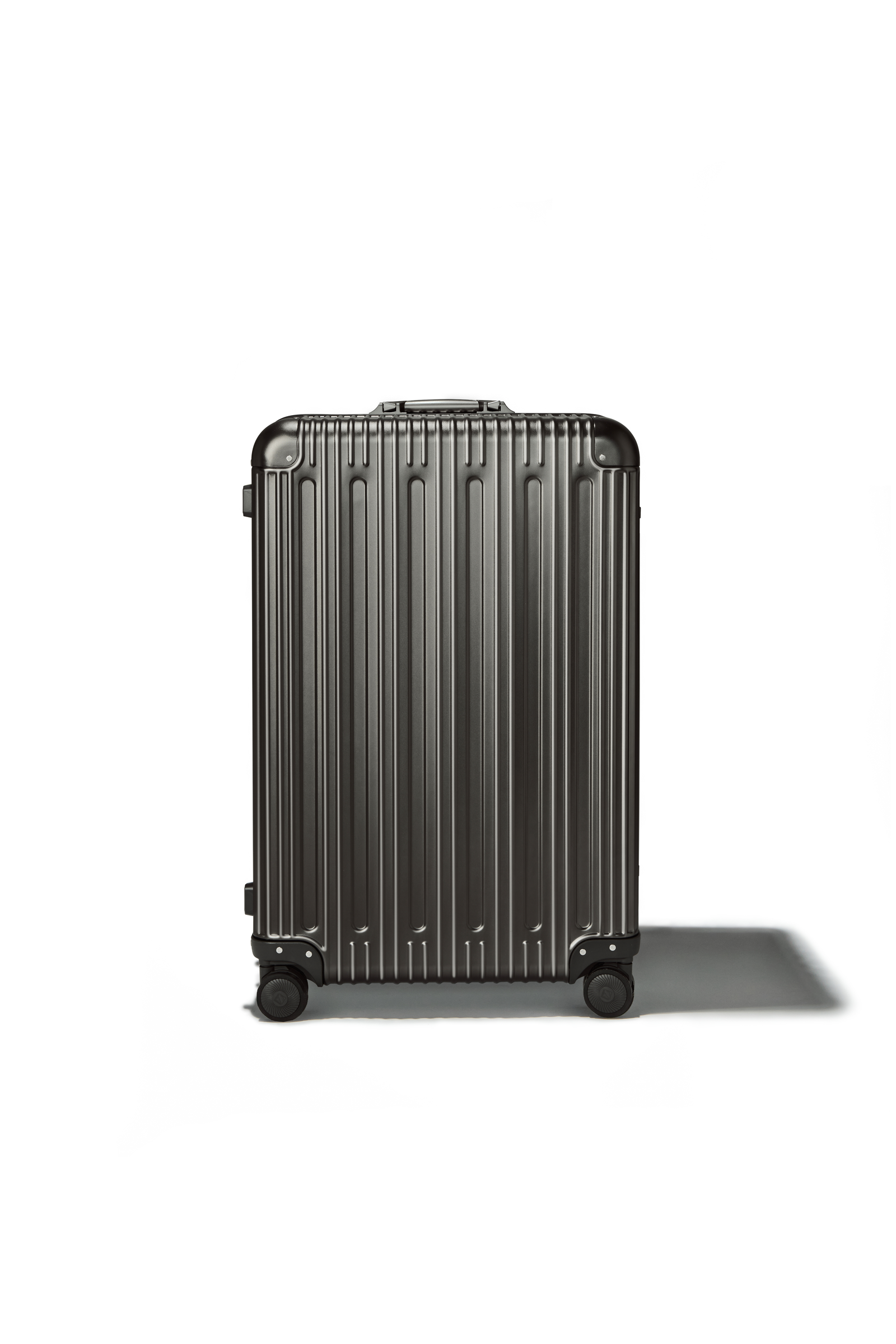 Prezor Aluminum Suitcase - Metallic Grey
