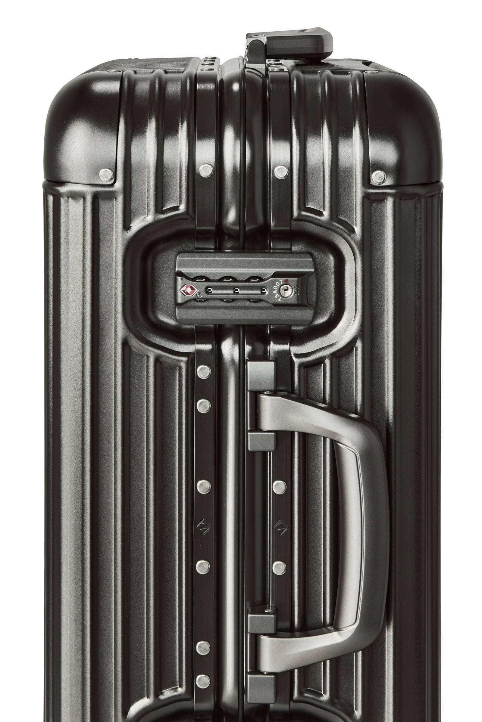 Prezor Aluminum Suitcase - Metallic Grey