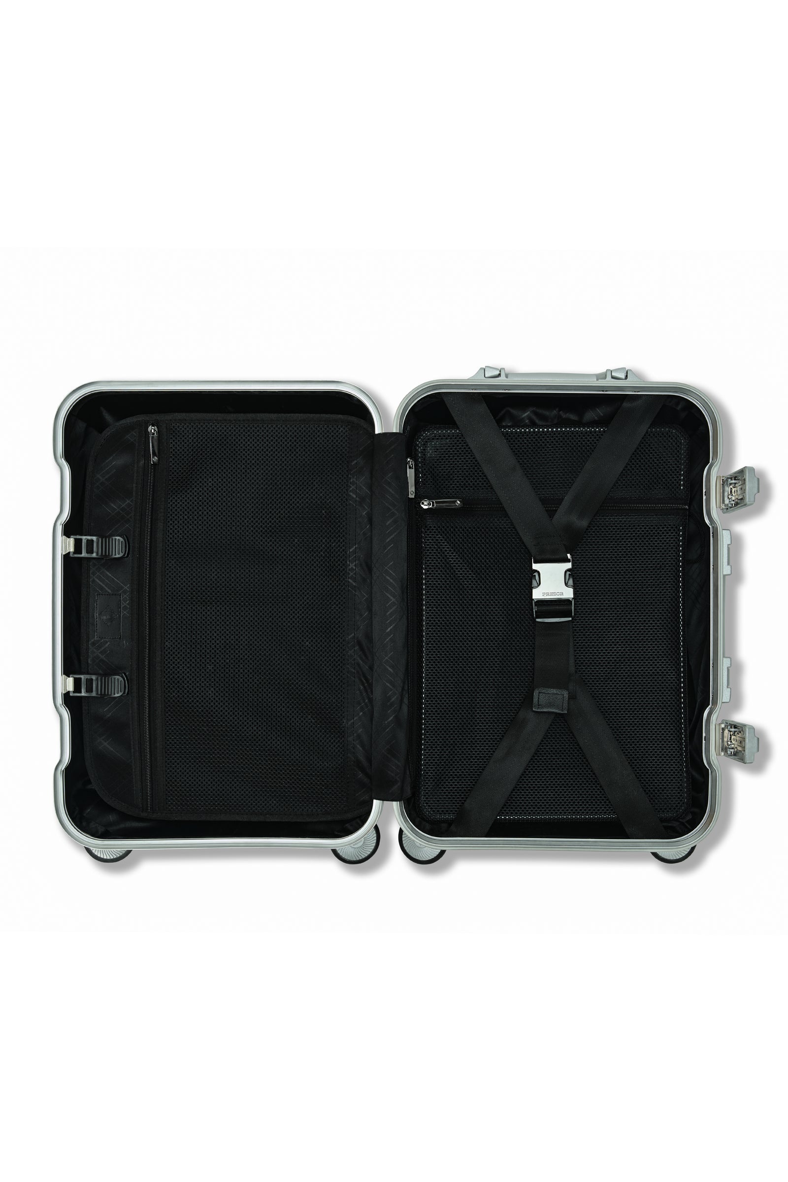 Prezor Aluminum Suitcase - Silver