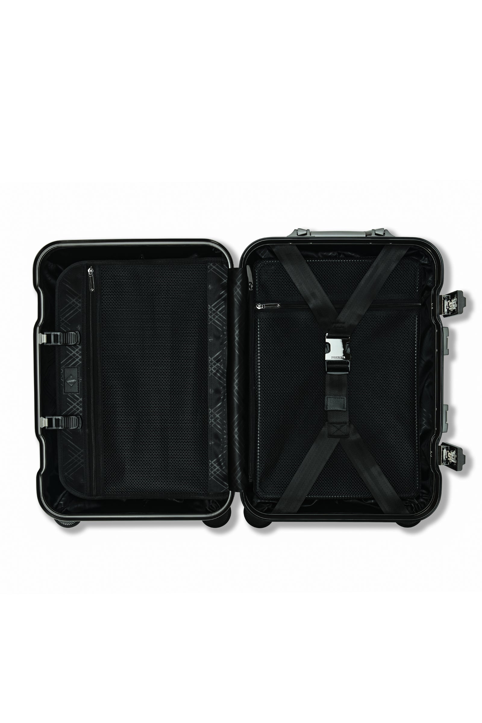 Prezor Aluminum Suitcase - Metallic Grey