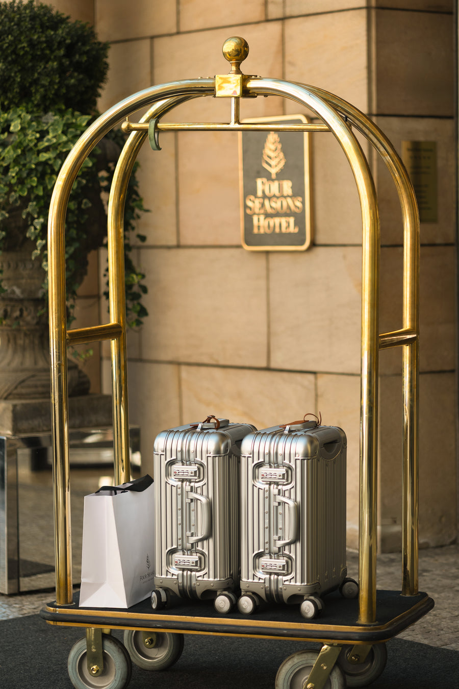 Outside the lobby
