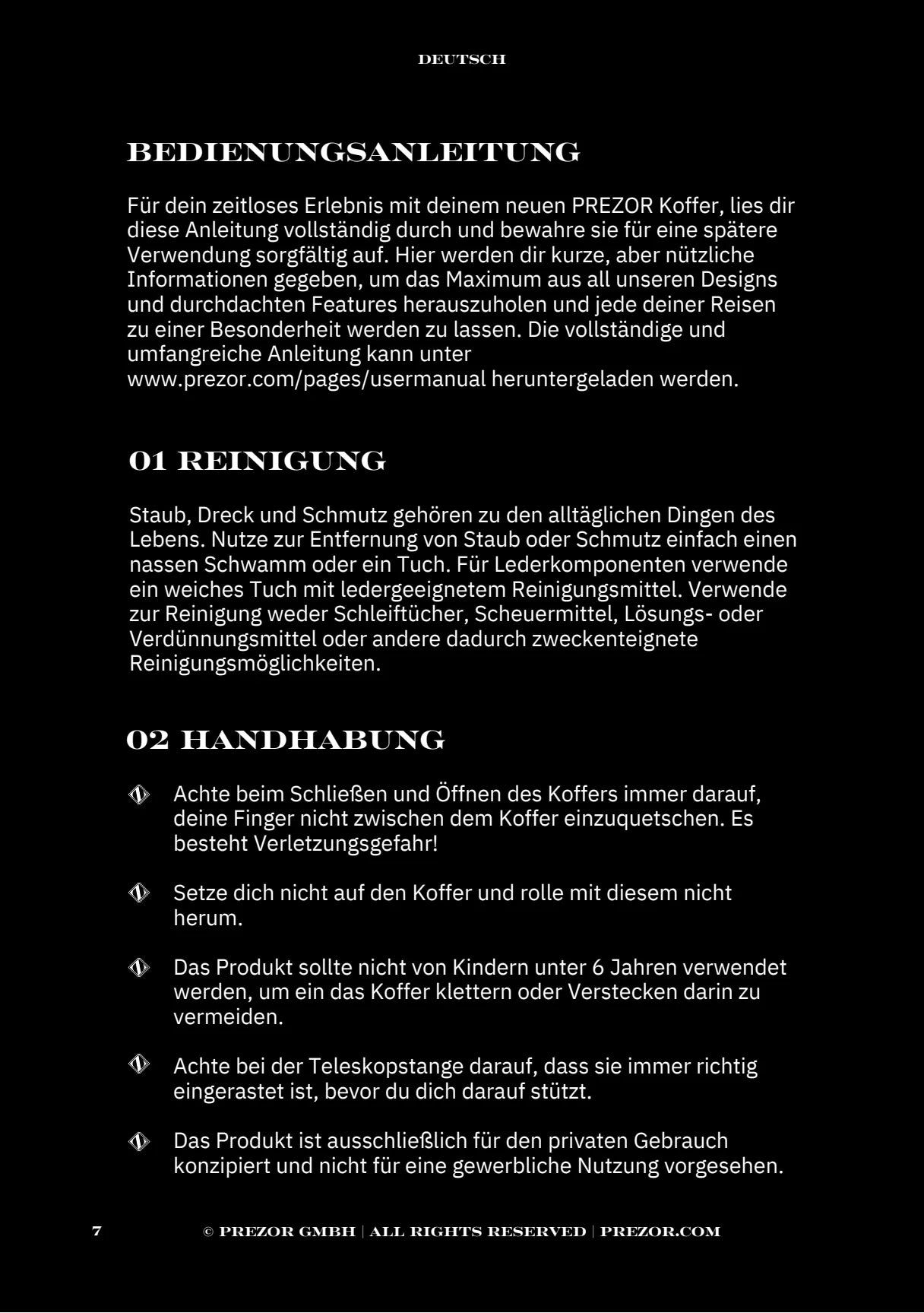 User manual, page 8